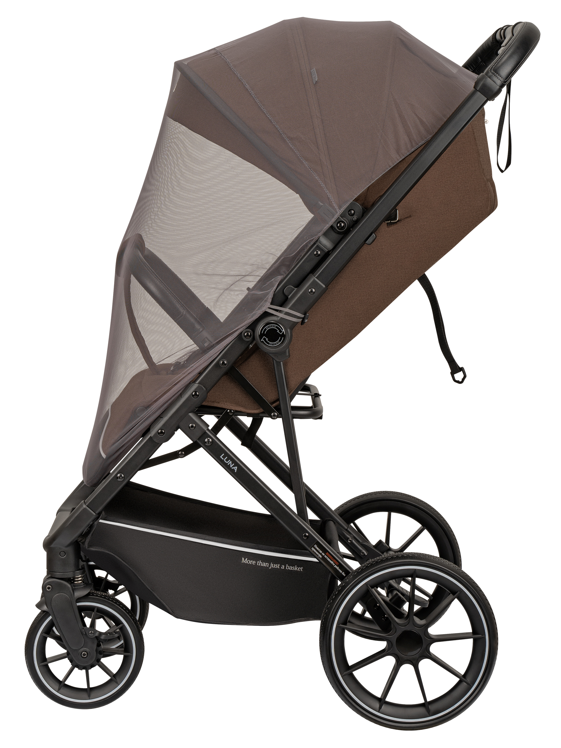 Коляска прогулочная JOVOLA Luna коричневый - фото 12