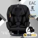 Автокресло Еду-Еду Isofix 0+/1/2/3 (0-36 кг) черный