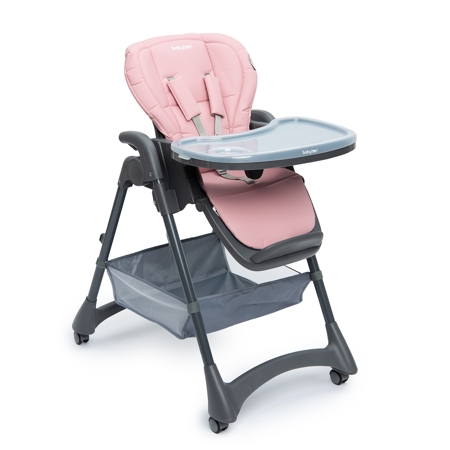 Стульчик для кормления Babyton Sweet Meals Pink классический - фото 7