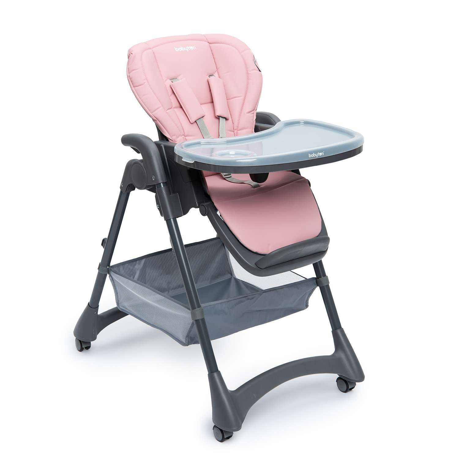Стульчик для кормления Babyton Sweet Meals Pink классический - фото 7