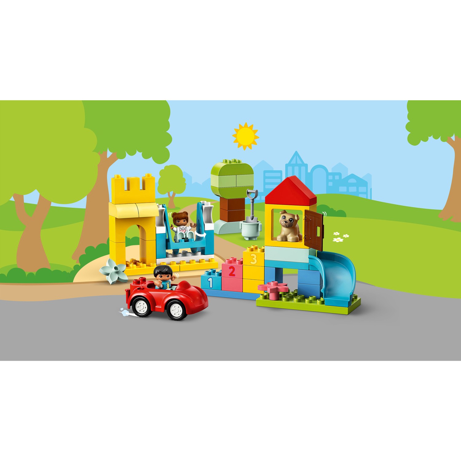 Конструктор LEGO DUPLO Коробка с кубиками 85 дет. - фото 11