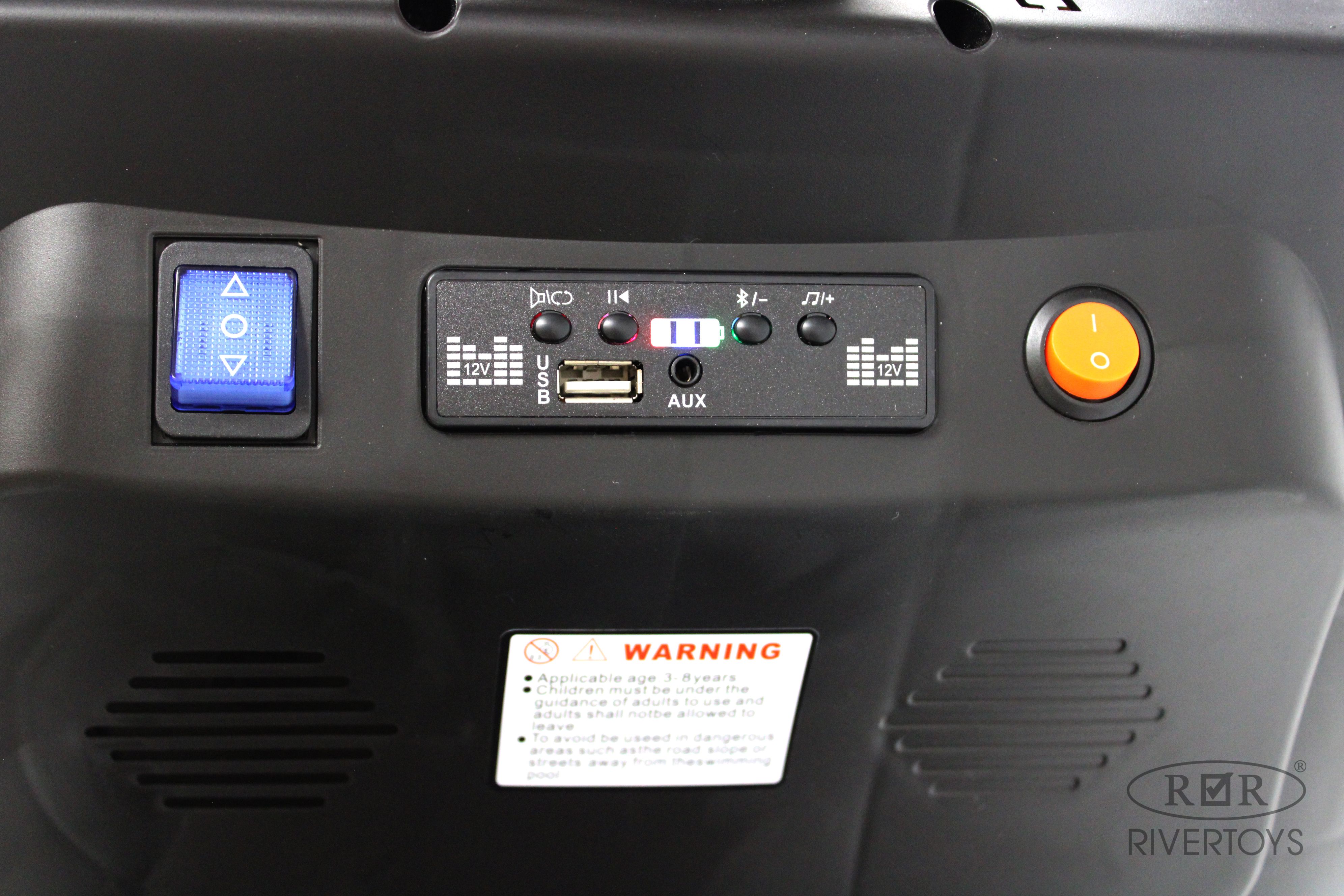 Электромобиль RIVERTOYS K444PX-A-GRAY - фото 6