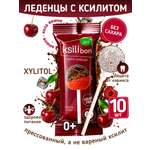 Леденцы на палочке без сахара с ксилитом Ksilibon вишня-кола 10 шт