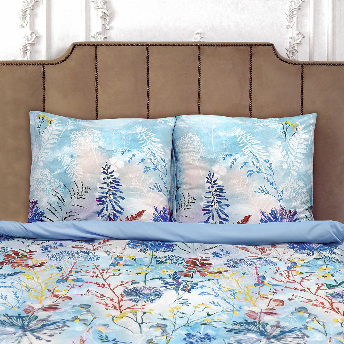 Комплект постельного белья MCotton Делио двуспальный 4 предм. - фото 10