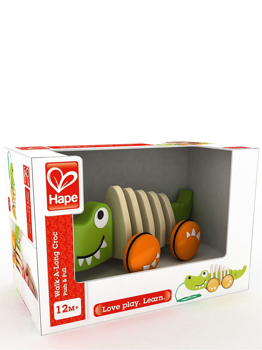 Игрушка Hape каталка Крокодил - фото 20