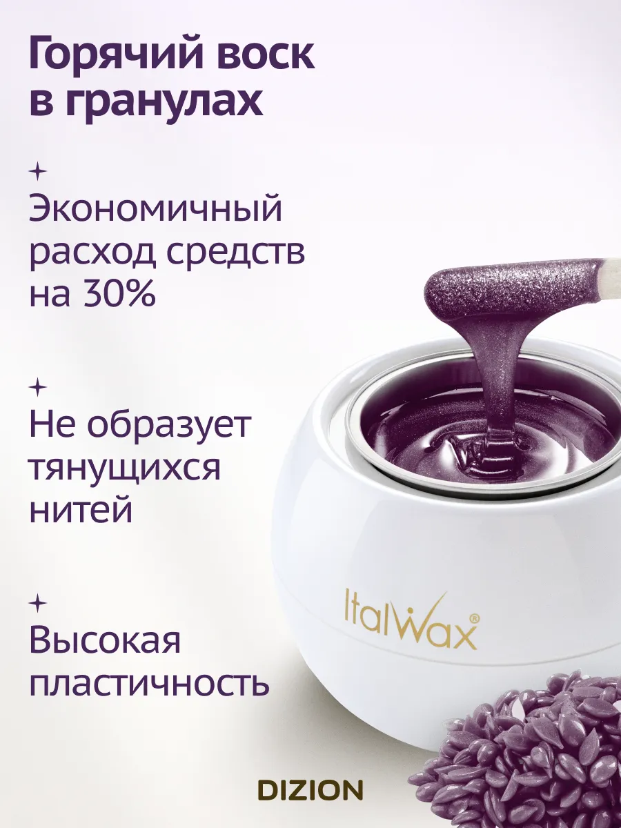 Воск в гранулах Italwax Слива - фото 4
