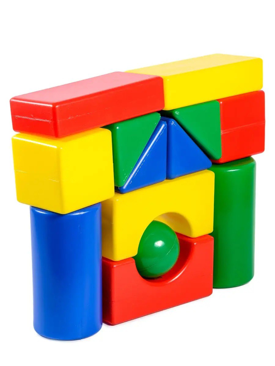 Игрушка Green Plast кубики Конструктор - фото 5