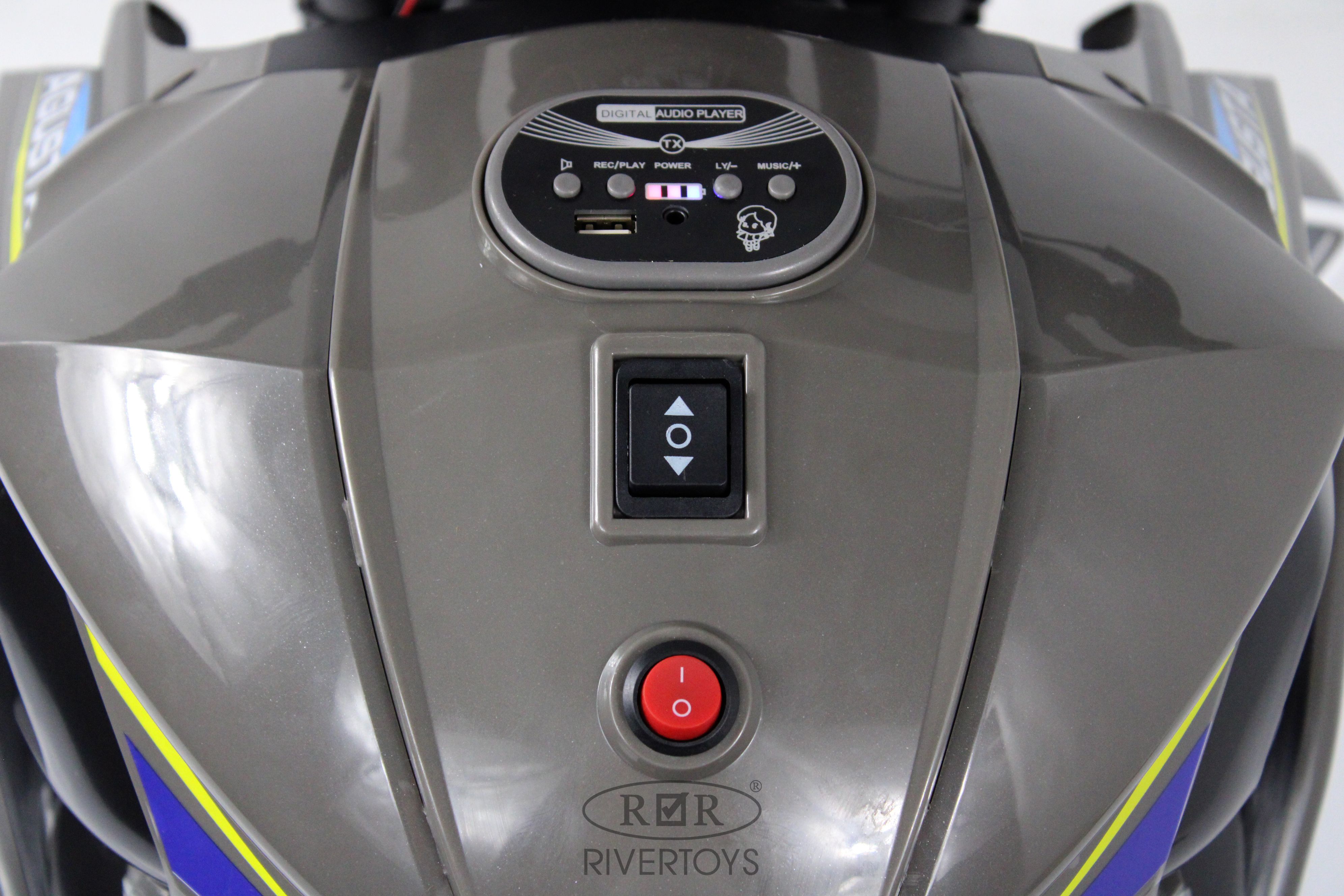 Электромобиль RIVERTOYS C111MC-GREY - фото 6
