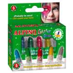 Аквагрим ALPINO Glitter Stick карандаши-мелки 5 цв.