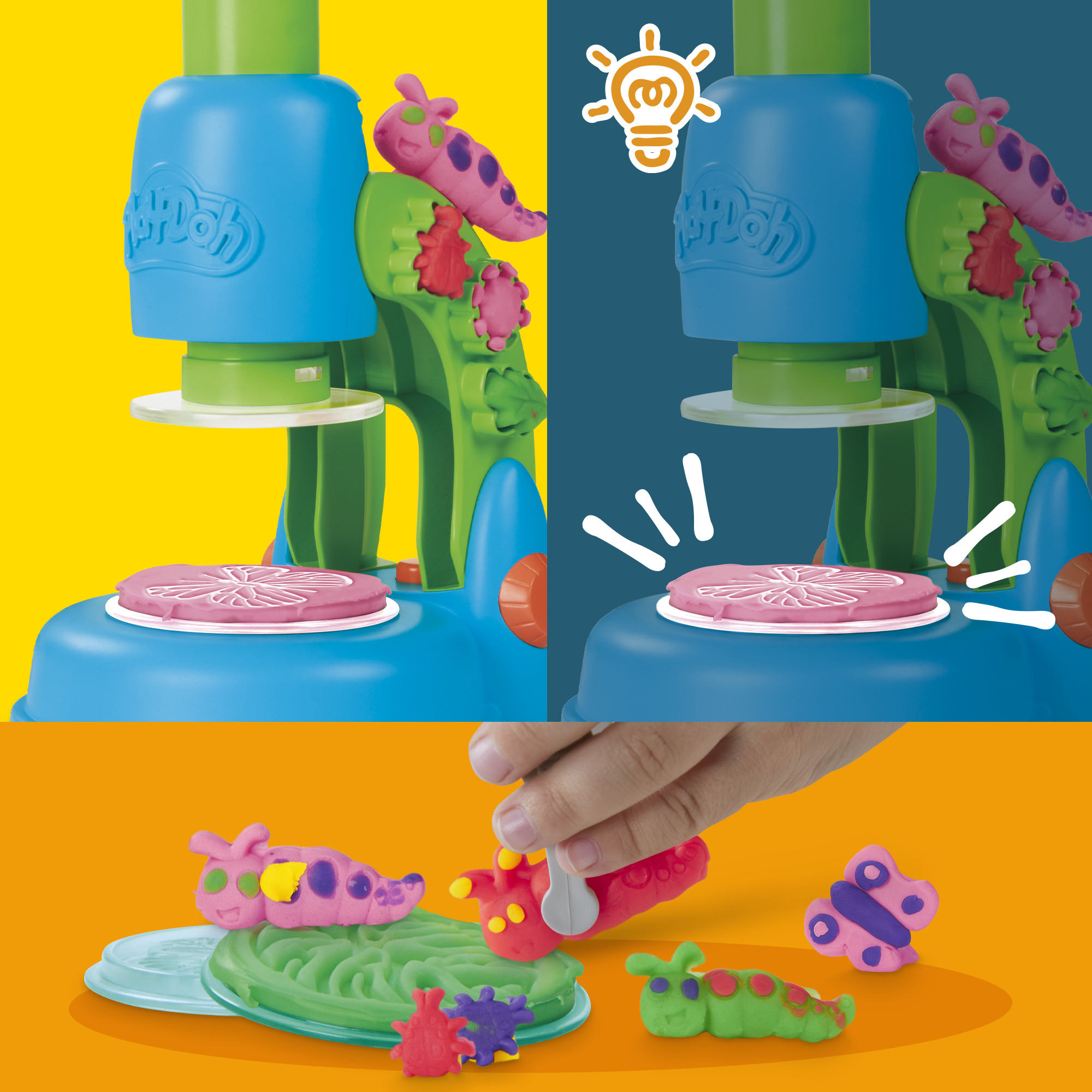 Масса для лепки Hasbro Play-Doh Микроскоп+подсветка - фото 6