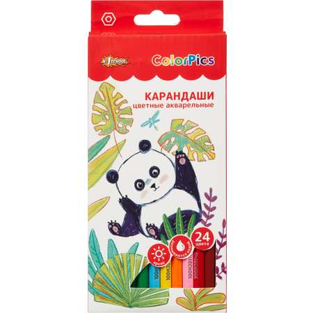 Карандаши цветные №1 School 24 шт.