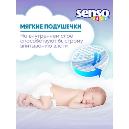 Подгузники SENSO BABY 66 шт.