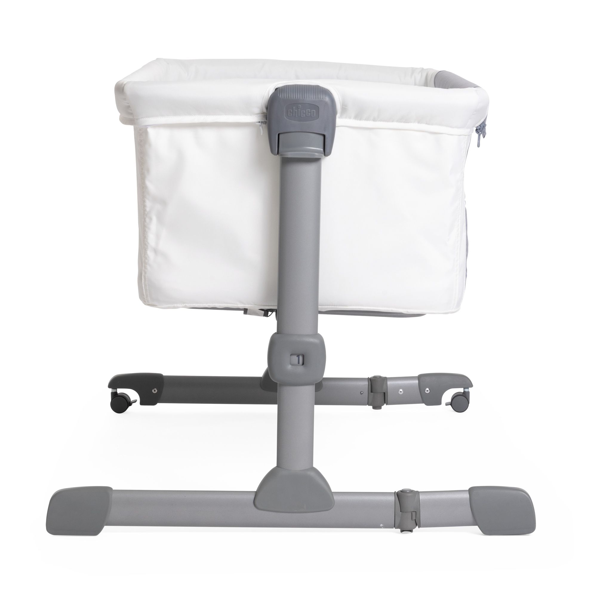 Детская кроватка Chicco Next2Me Essential c рождения до 6 месяцев Cloud Re_Lux прямоугольная, без маятника - фото 6