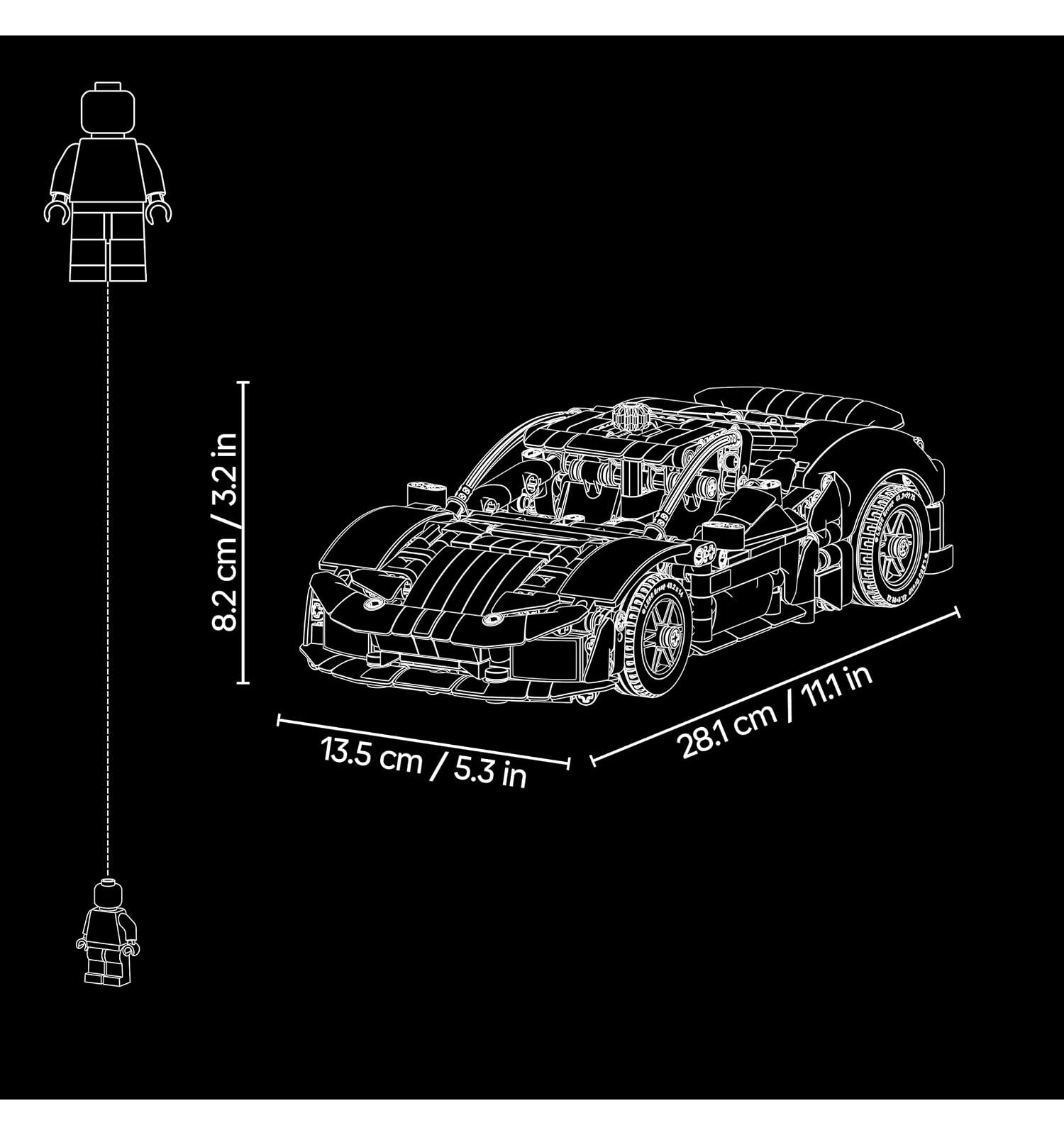 Конструктор LEGO Technic Ferrari 488 Pista 882 дет. - фото 5