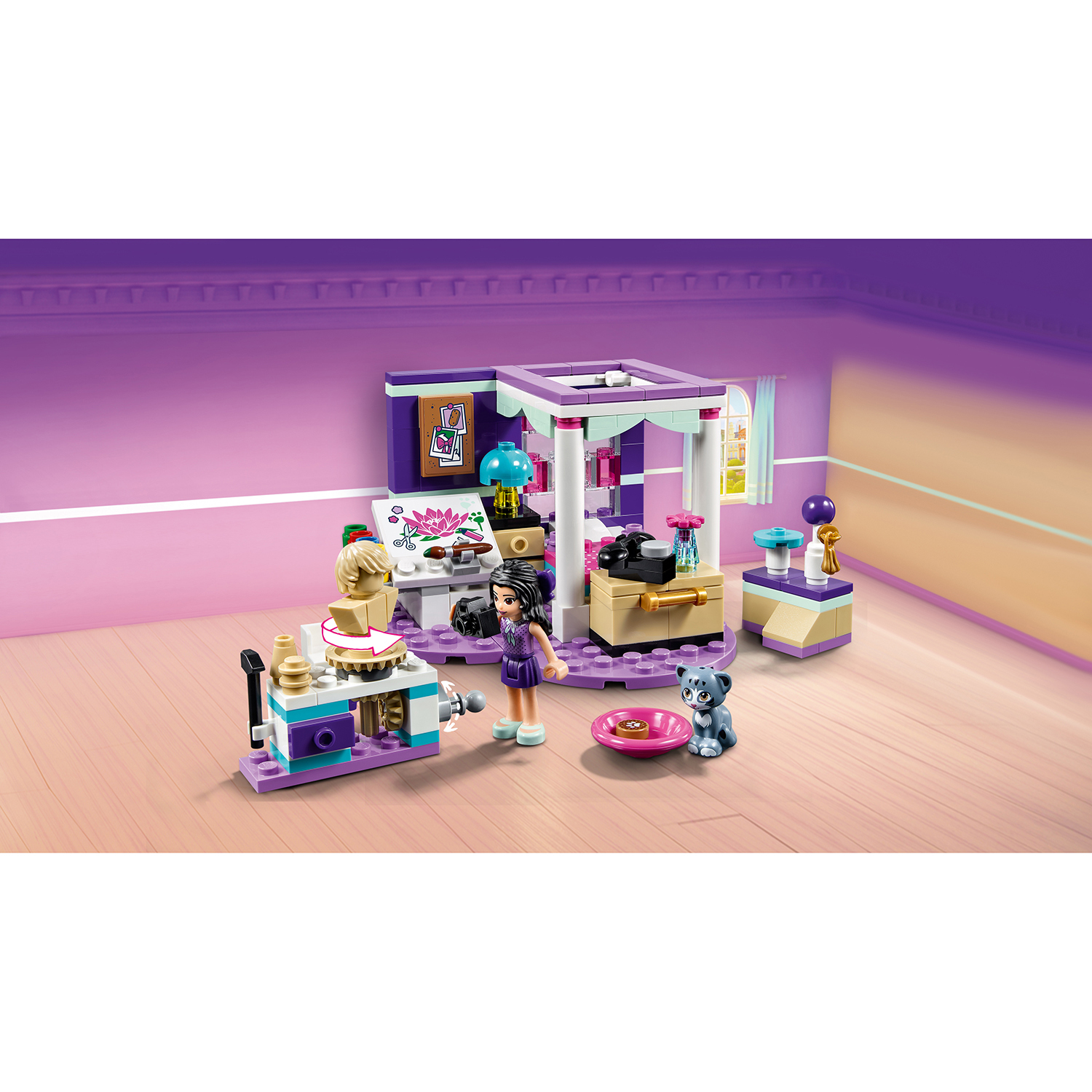 Конструктор LEGO Friends Комната Эммы блочный - фото 6