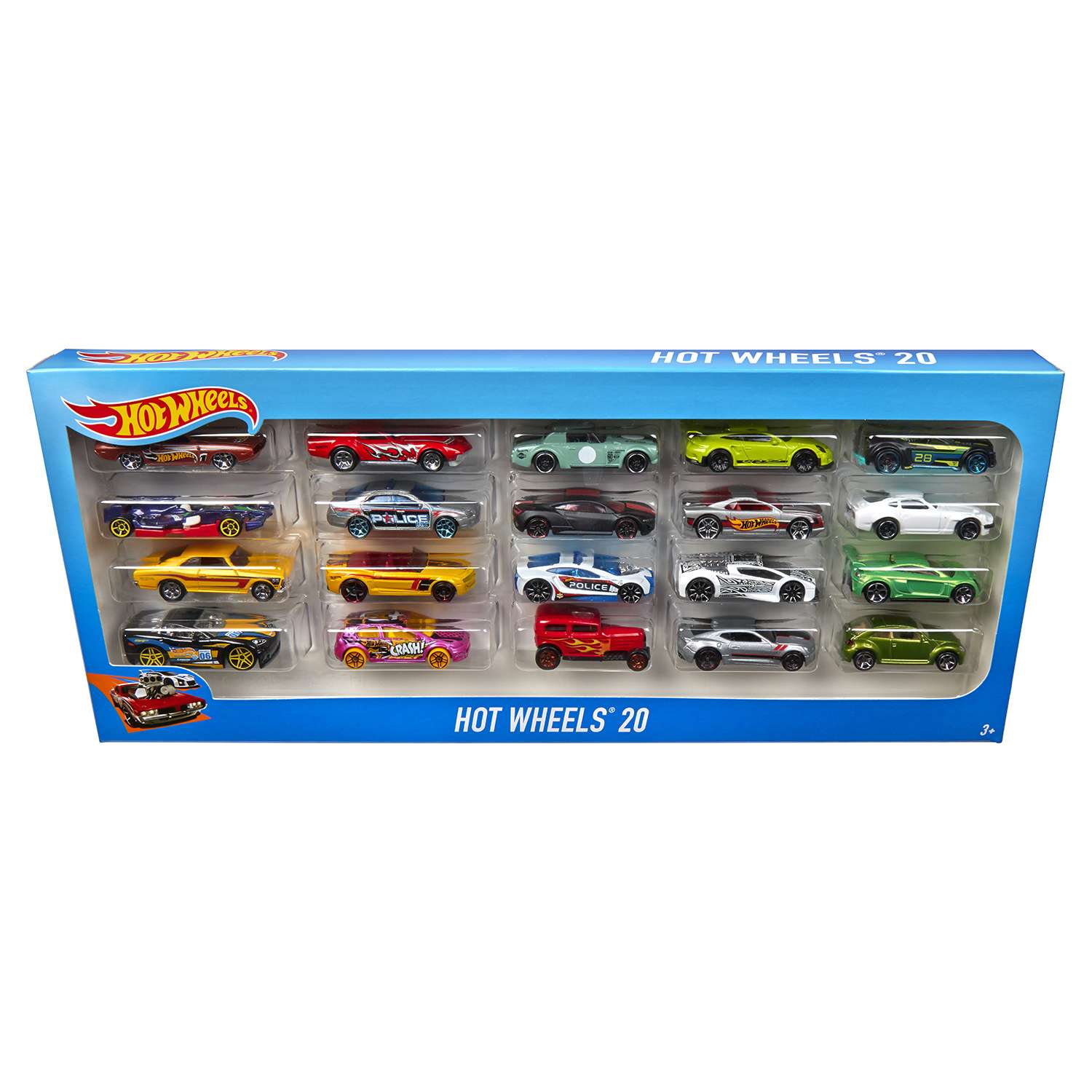 Игровой набор Hot Wheels из 20 машинок 1:64 в ассортименте H7045 - фото 11
