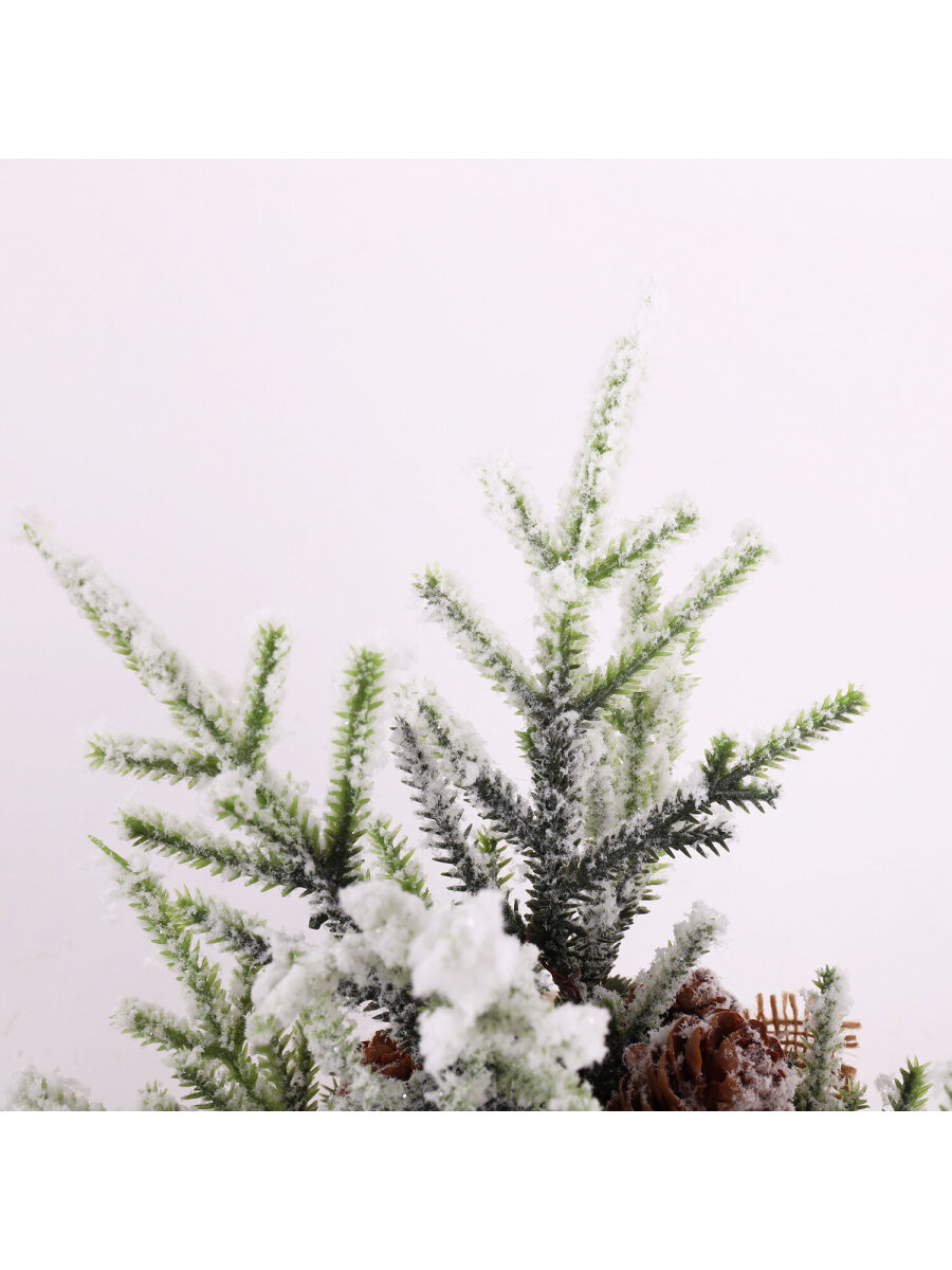 Новогодняя елка Золотая сказка ель искусственная настольная на новый год пушистая 34 см - фото 4