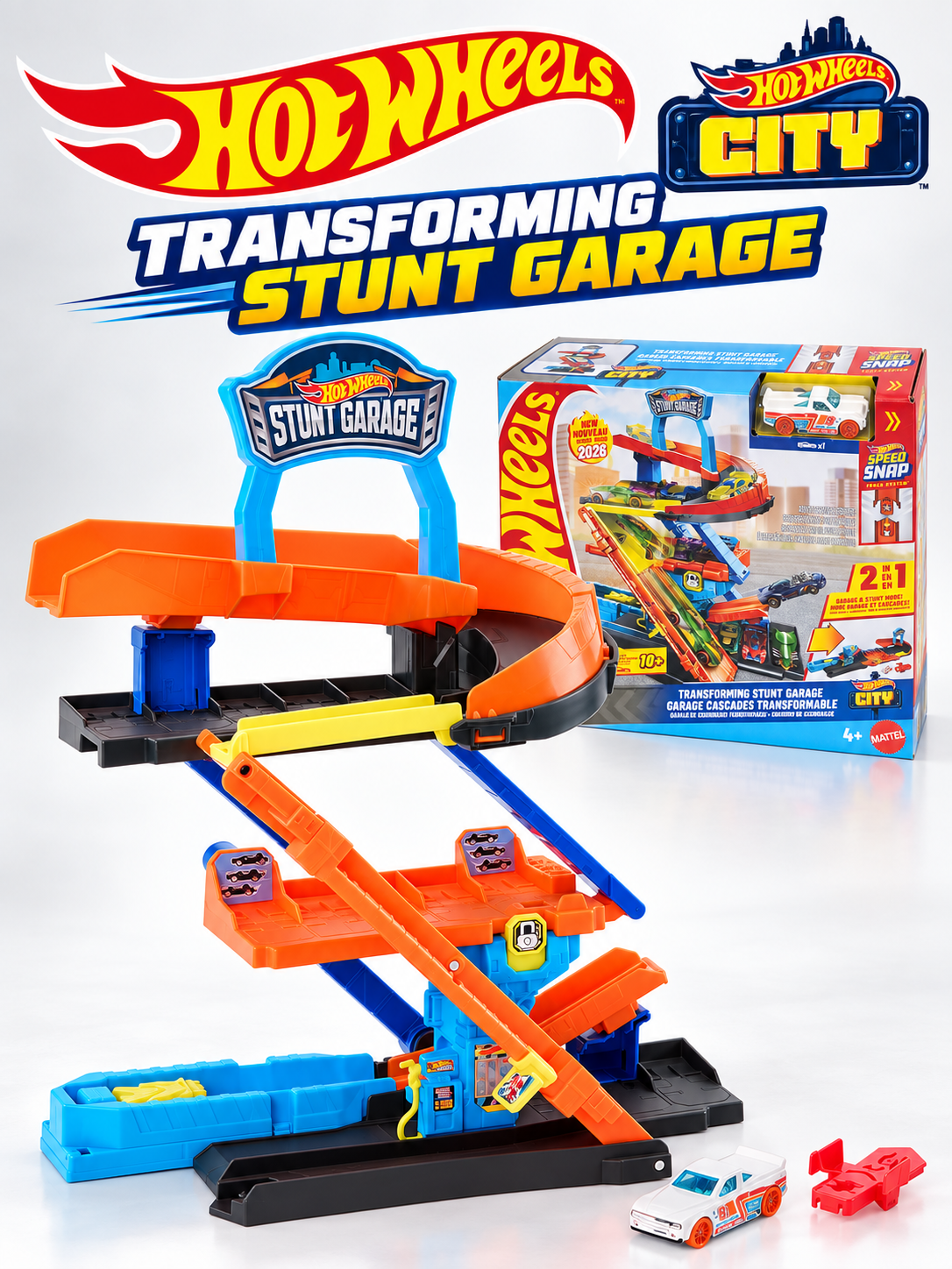 Парковка Hot Wheels City Гараж-трансформер JHL94 - фото 1
