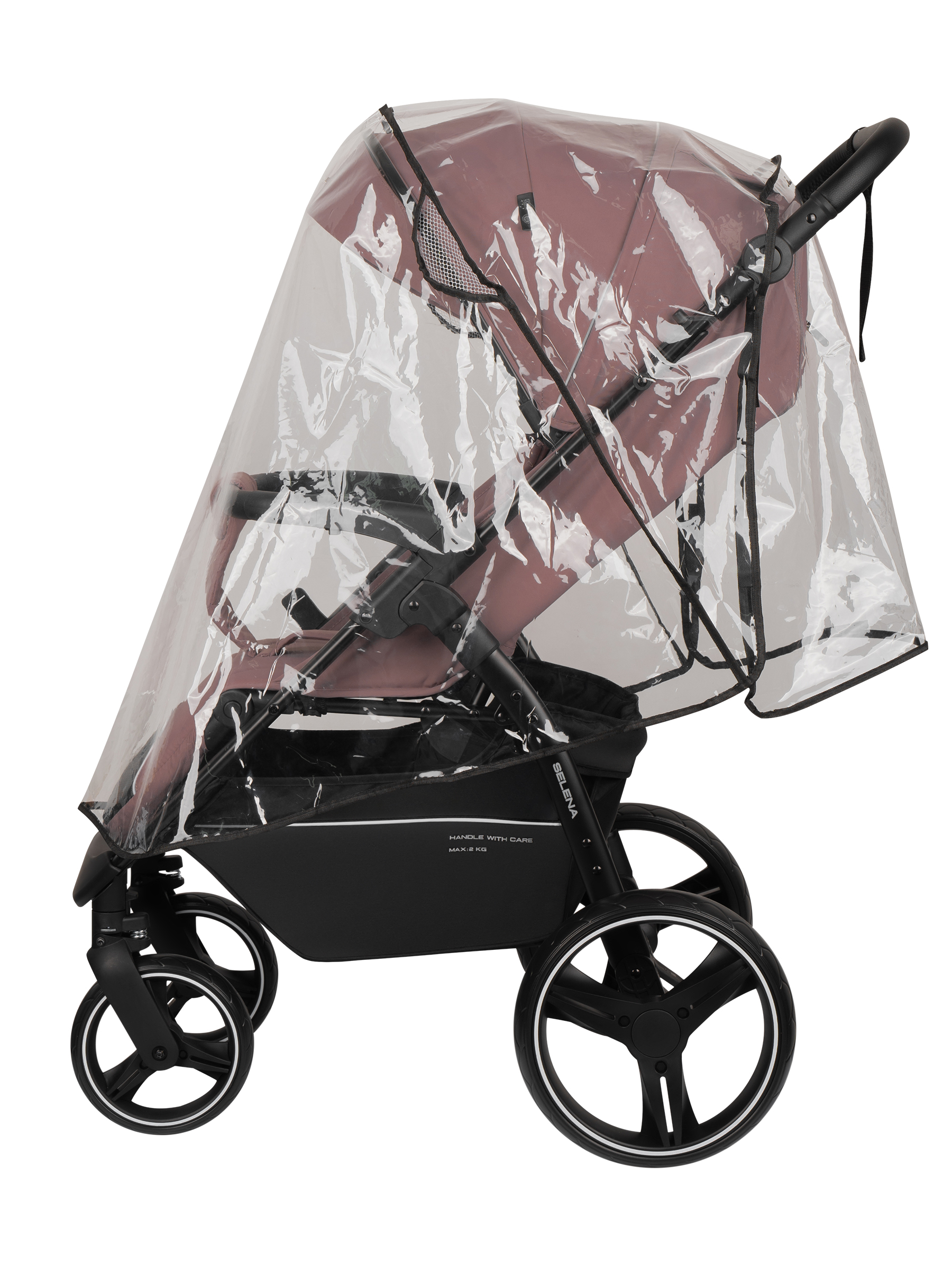 Коляска прогулочная JOVOLA SELENA 2026 всесезонная розовый - фото 13