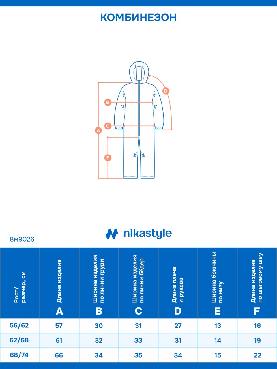 Комбинезон NIKASTYLE 8м9026 розовый мусс - фото 3