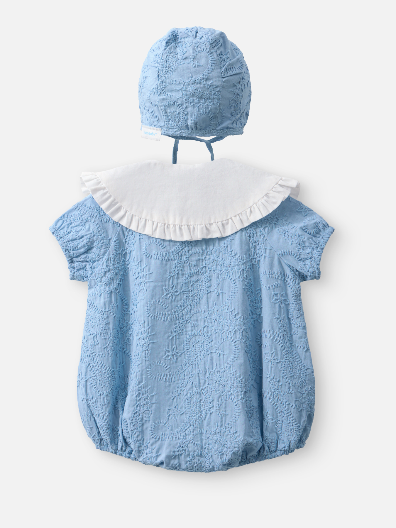 Песочник и чепчик Happy Baby 88673-0_blue - фото 4