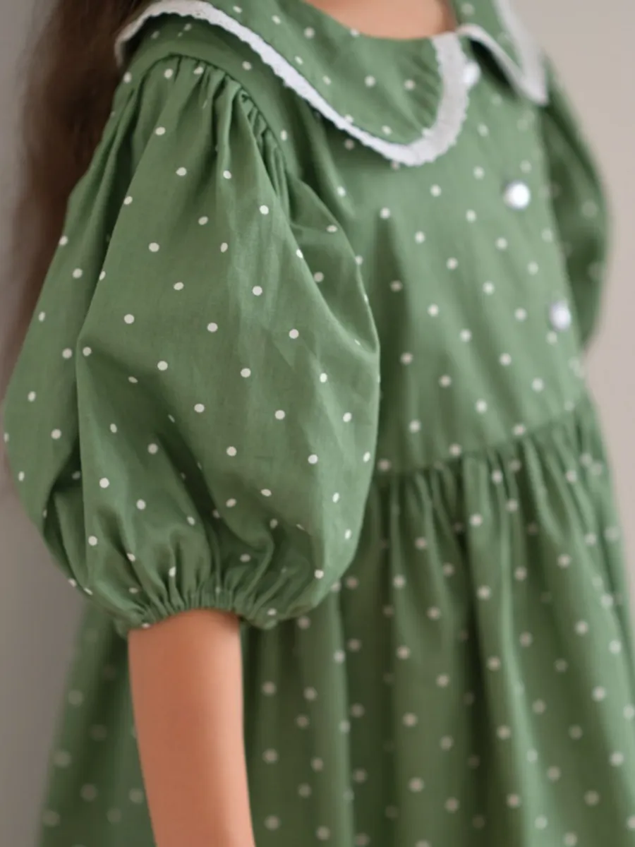 Платье Leli dress Хаки_горох - фото 7
