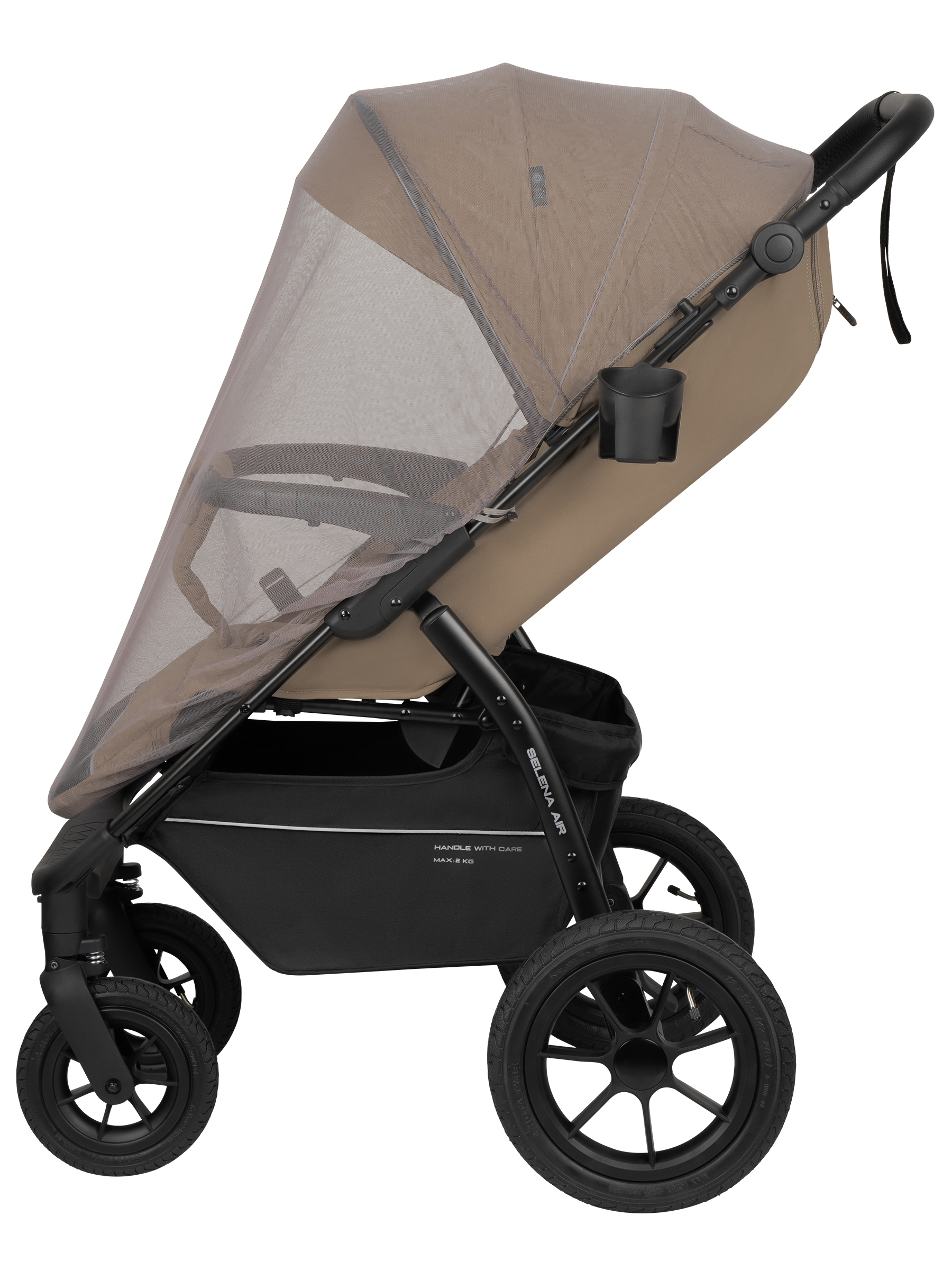 Коляска прогулочная JOVOLA Selena Air new бежевый - фото 12