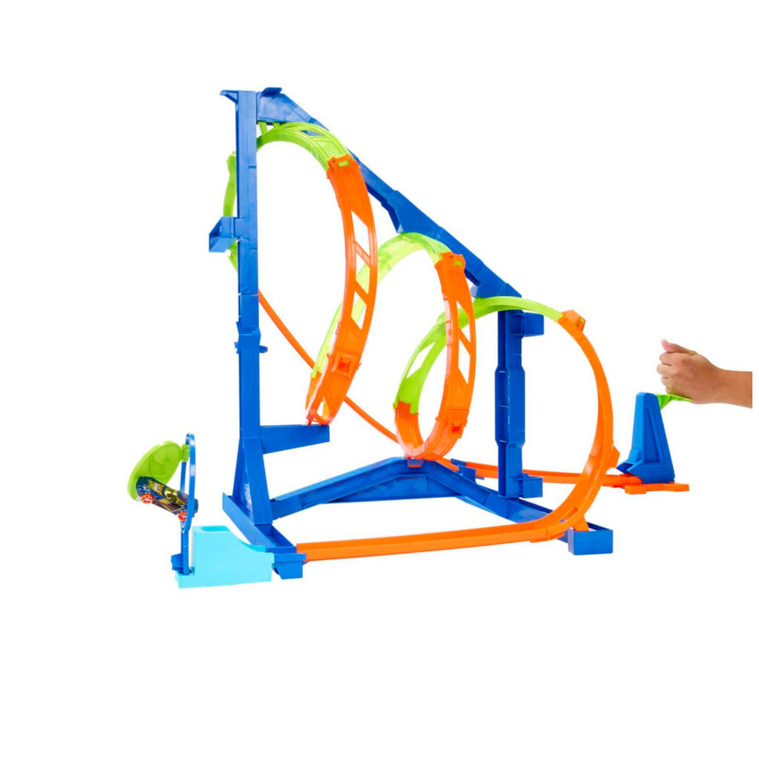 Трек Hot Wheels Action Corkscrew Twist HMX41 - фото 2