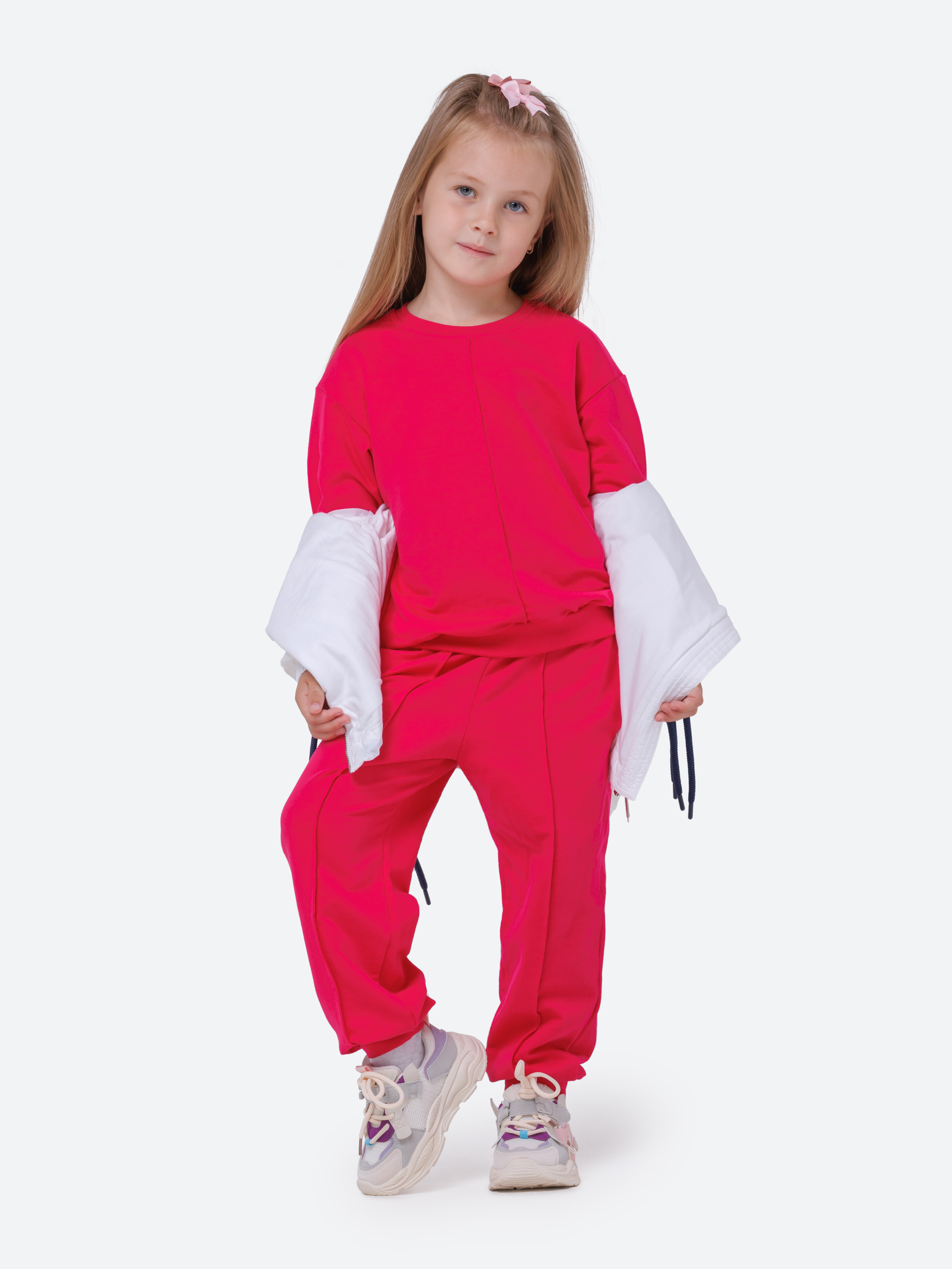 Костюм спортивный VEDDI 2260/6041фп-2024-фуксия - фото 11