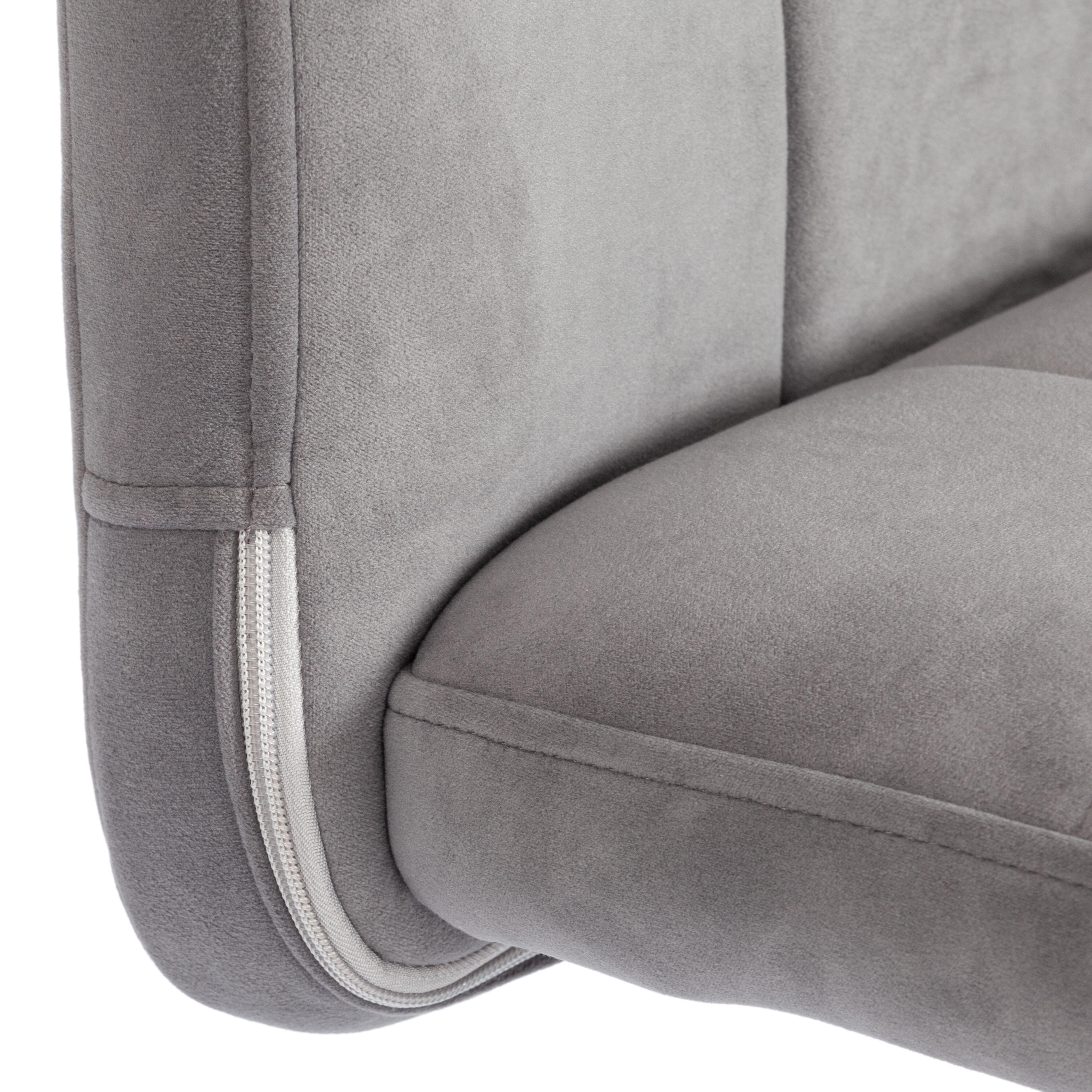 Компьютерное кресло TETCHAIR FIESTA флок , серый - фото 17