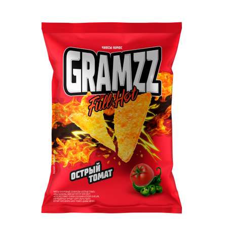 Чипсы кукурузные Gramzz Острый томат 55г