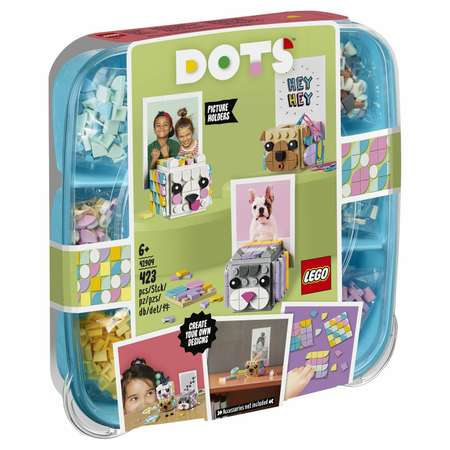 Конструктор LEGO DOTS Подставки для фото Животные блочный