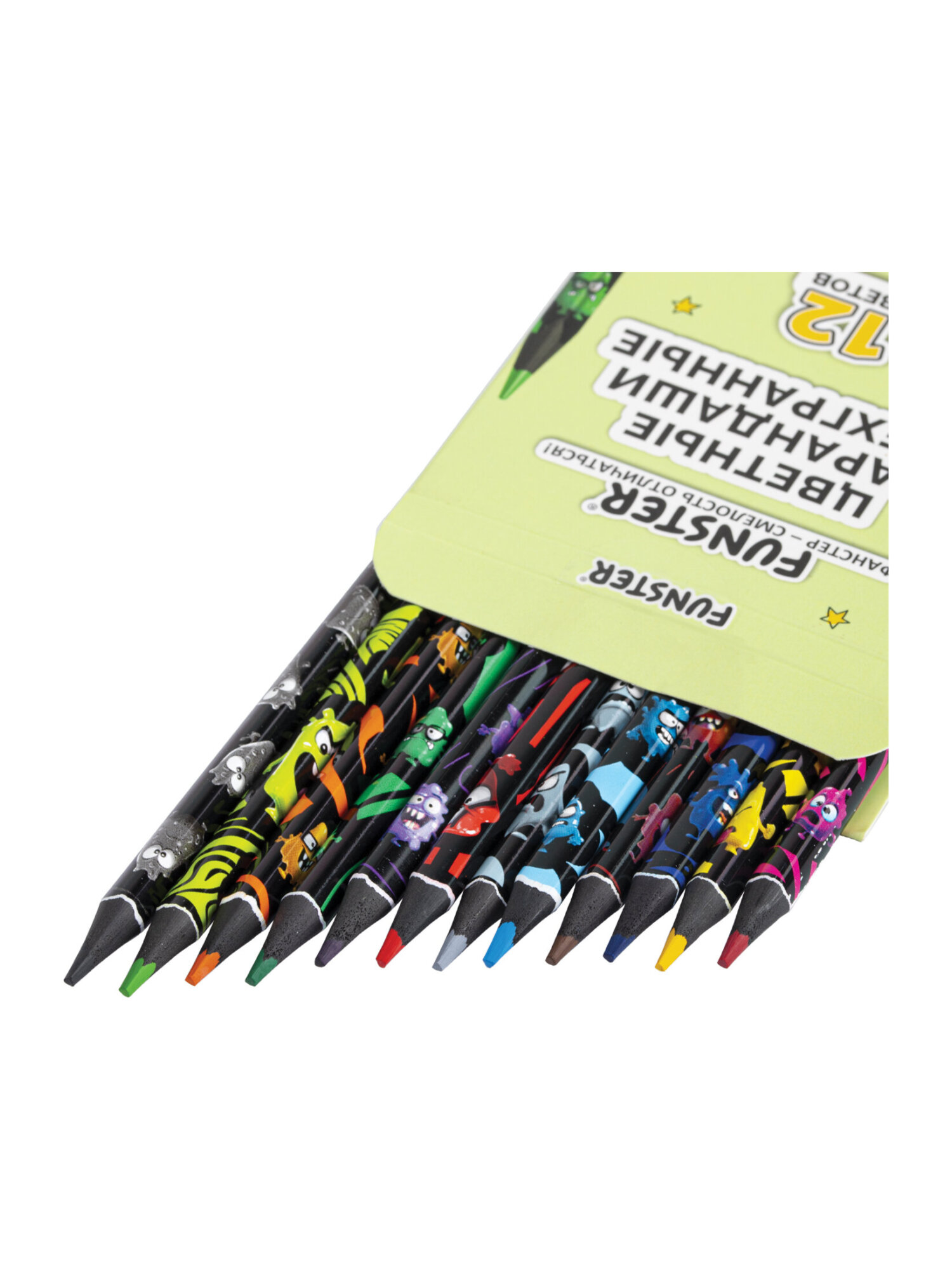 Карандаши Funster 12 шт. - фото 12
