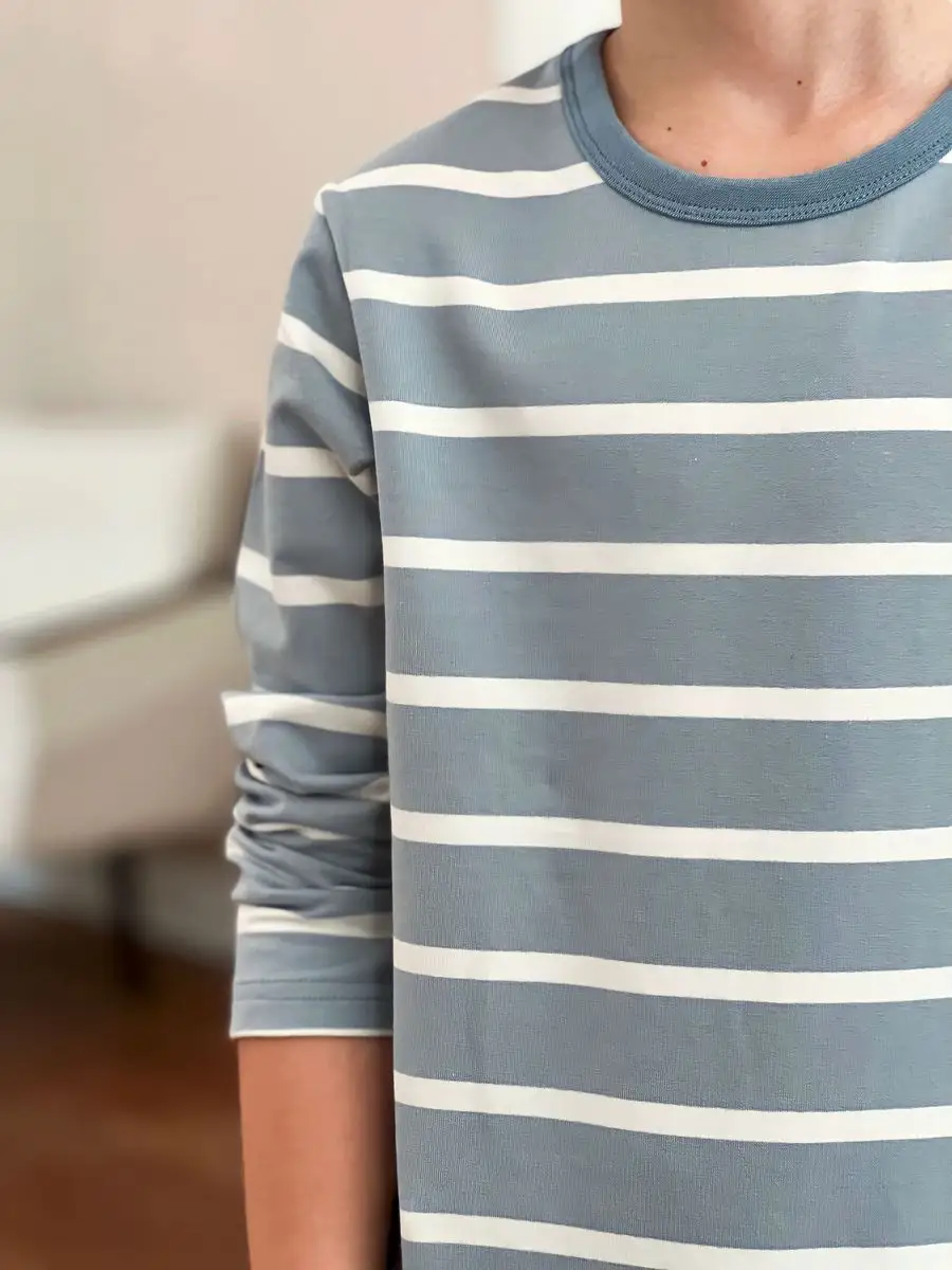 Лонгслив Locality Kids ФТ008/blue - фото 4