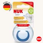 Пустышка Nuk силикон ортодонтическая от 18 мес. 1 шт.