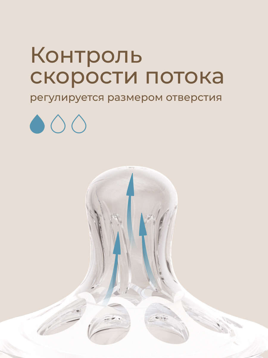Соска ROXY-KIDS S (медленный поток) 2 шт. - фото 5
