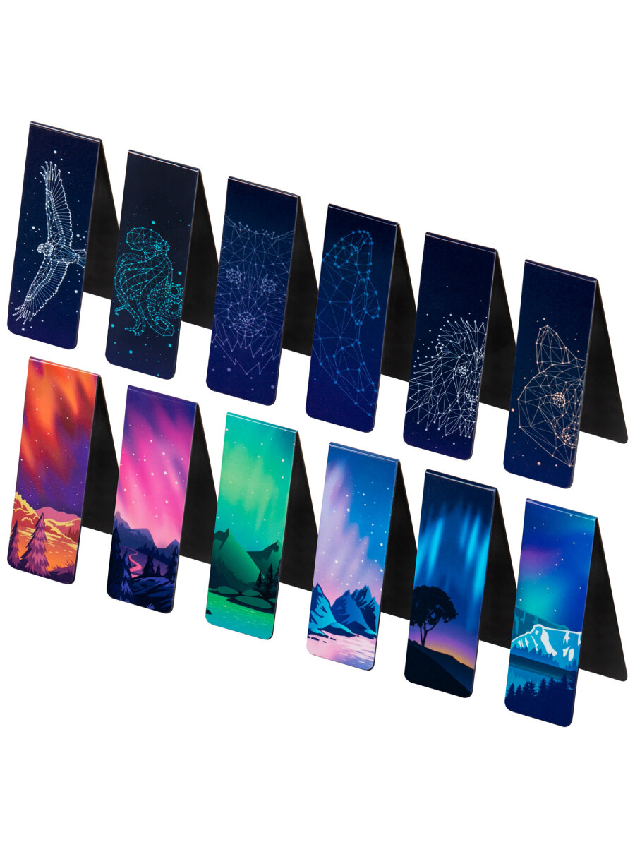 Магнитная закладка Brauberg 12 шт. - фото 15