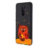 Силиконовый чехол Mcover для смартфона Xiaomi Redmi 9 Союзмультфильм Медвежонок и мед