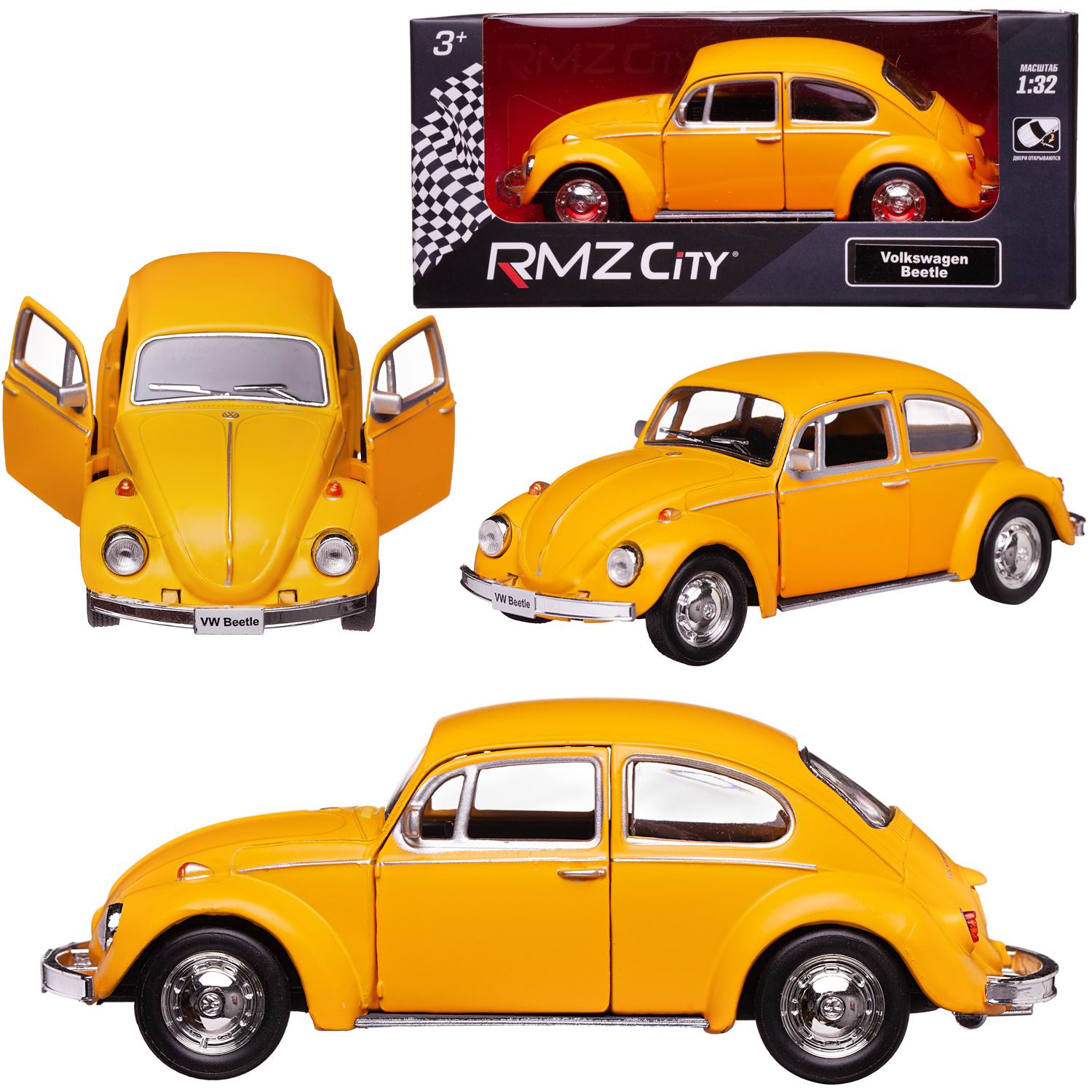 Автомобиль Uni-Fortune Volkswagen 1:32 554017M(B) - фото 3