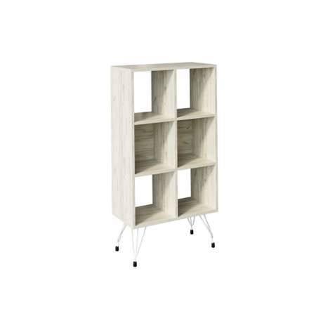 Стеллаж WoodSteel вертикальный в стиле Лофт Liverpool 60x30x113 см.