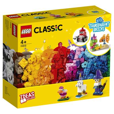 Конструктор LEGO Classic Прозрачные кубики блочный