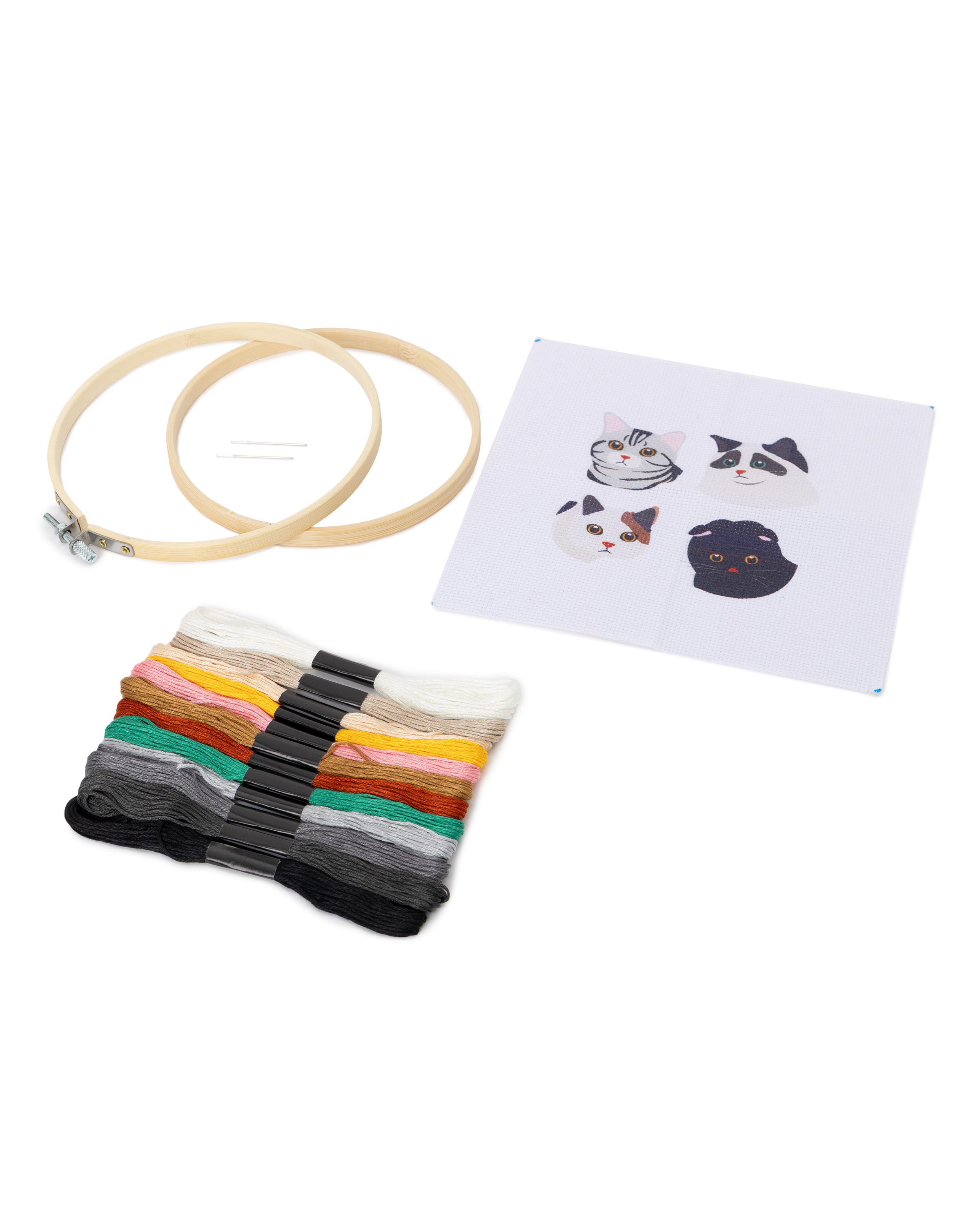 Набор для творчества Attivio вышивание Котики - фото 2