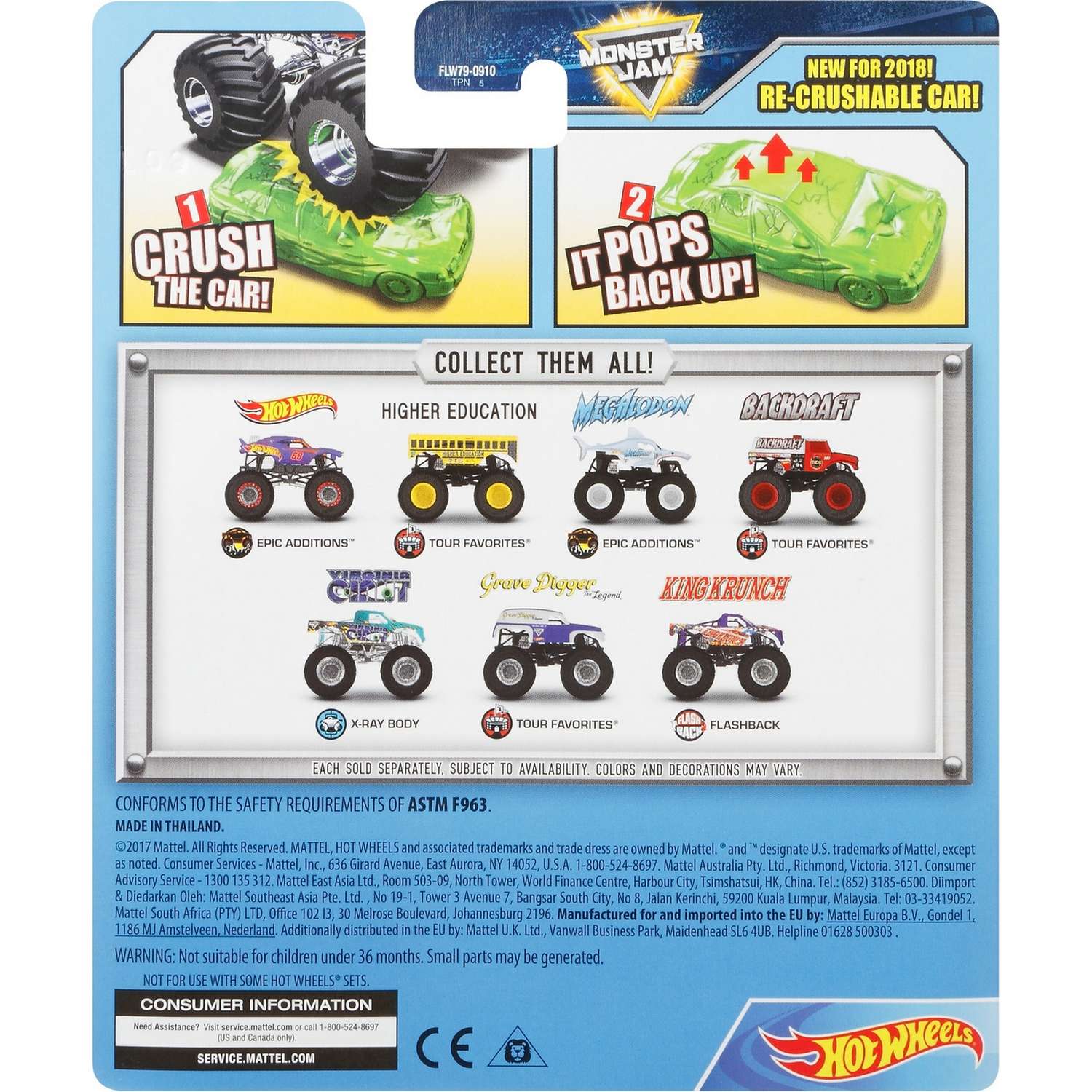Автомобиль Hot Wheels 1:64 21572 - фото 3