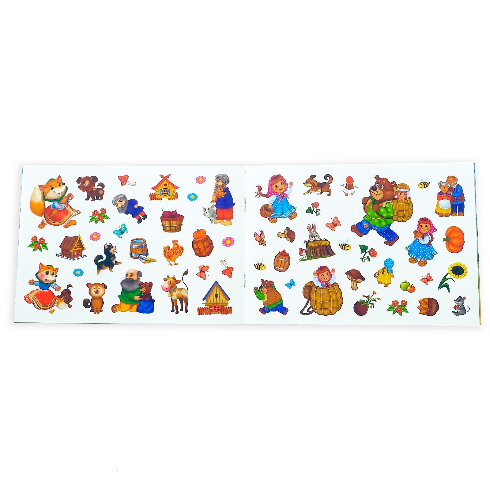 Книжка Буква-ленд 111 наклеек Сказки 12 стр - фото 3