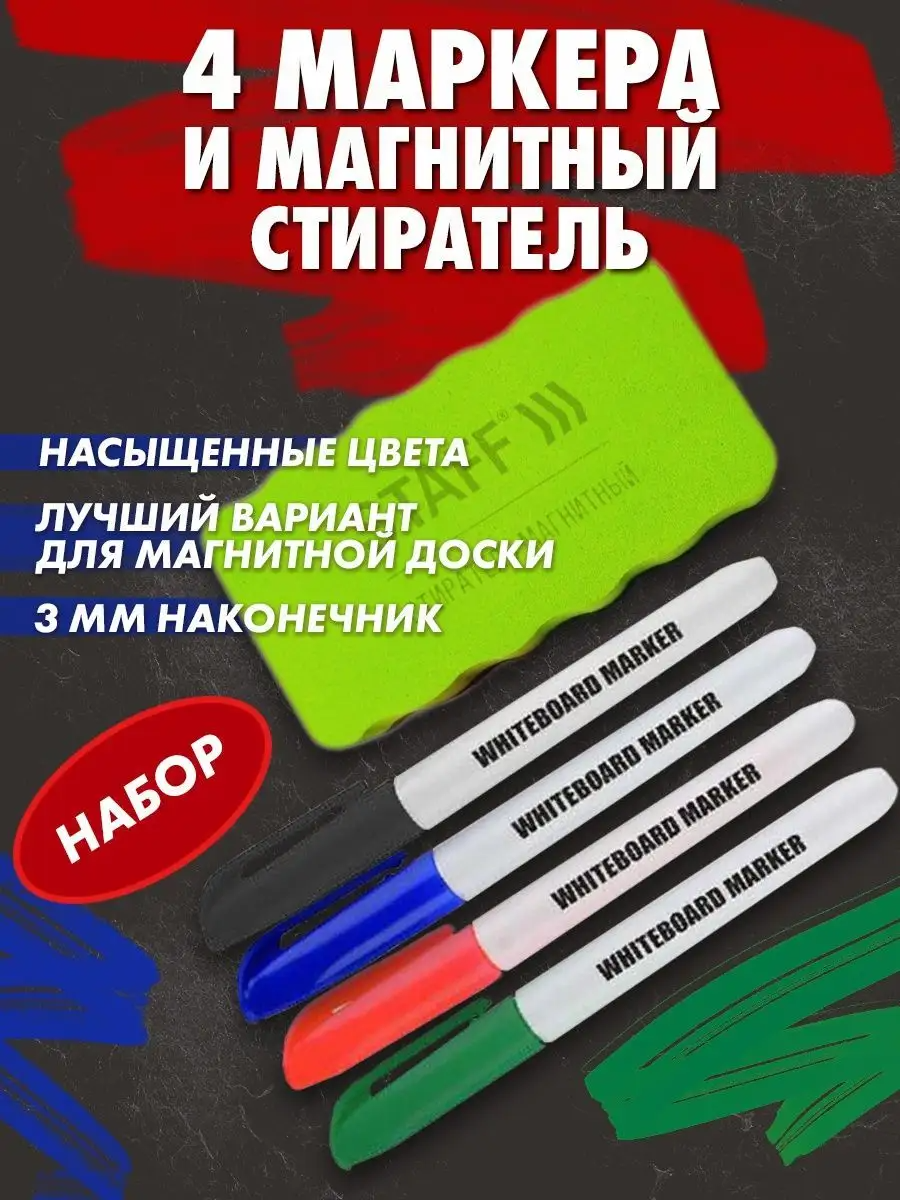 Маркеры AXLER 4 шт. - фото 2
