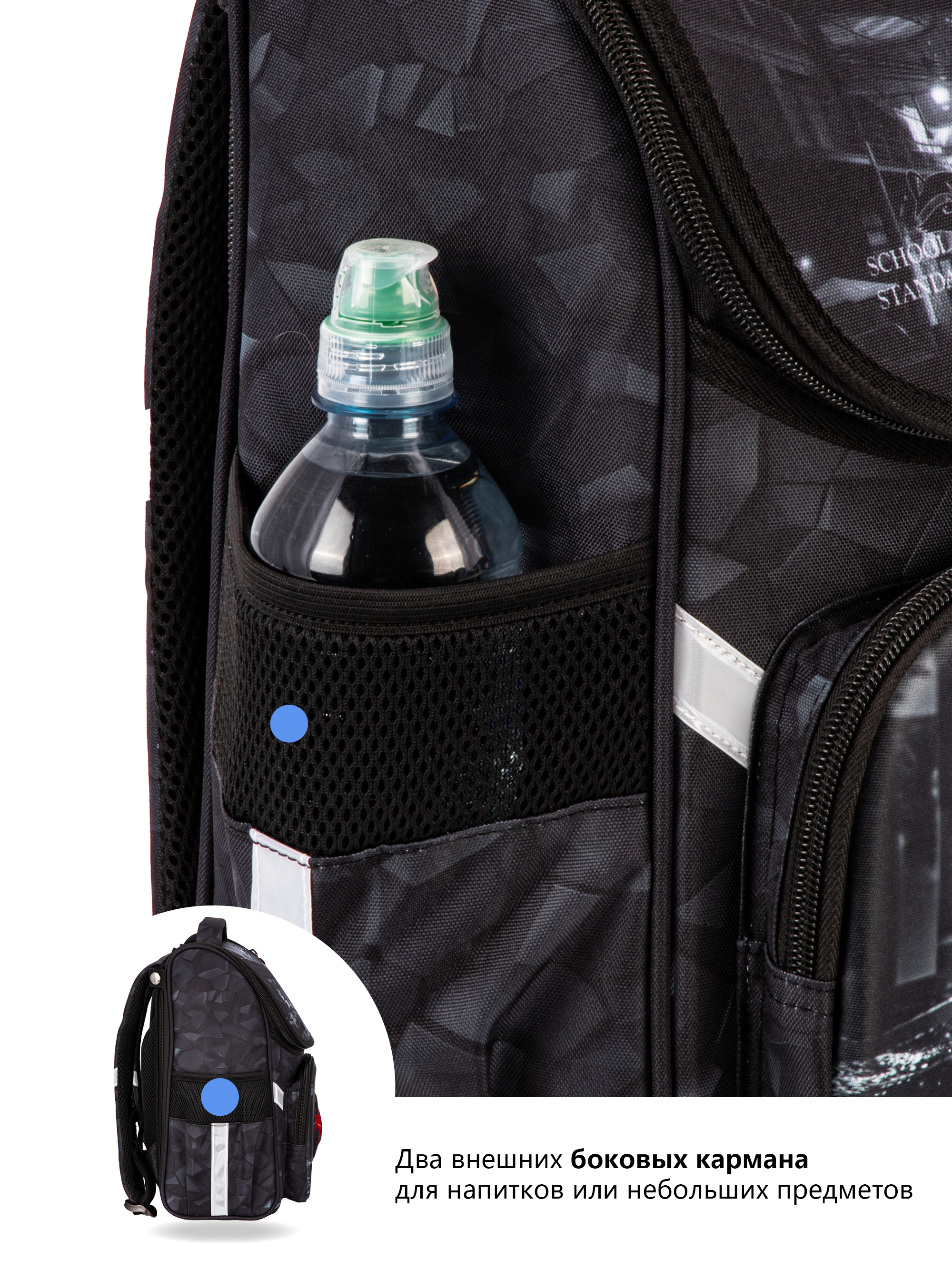 Ранец School Standard мальчика первоклассника 4 в 1 - фото 13