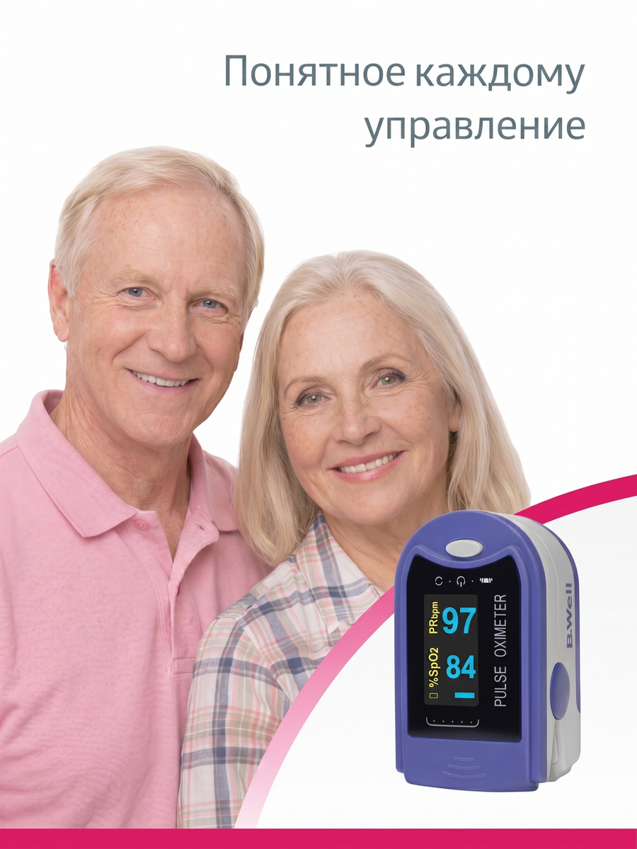 Пульсоксиметр B.Well med-320 - фото 10