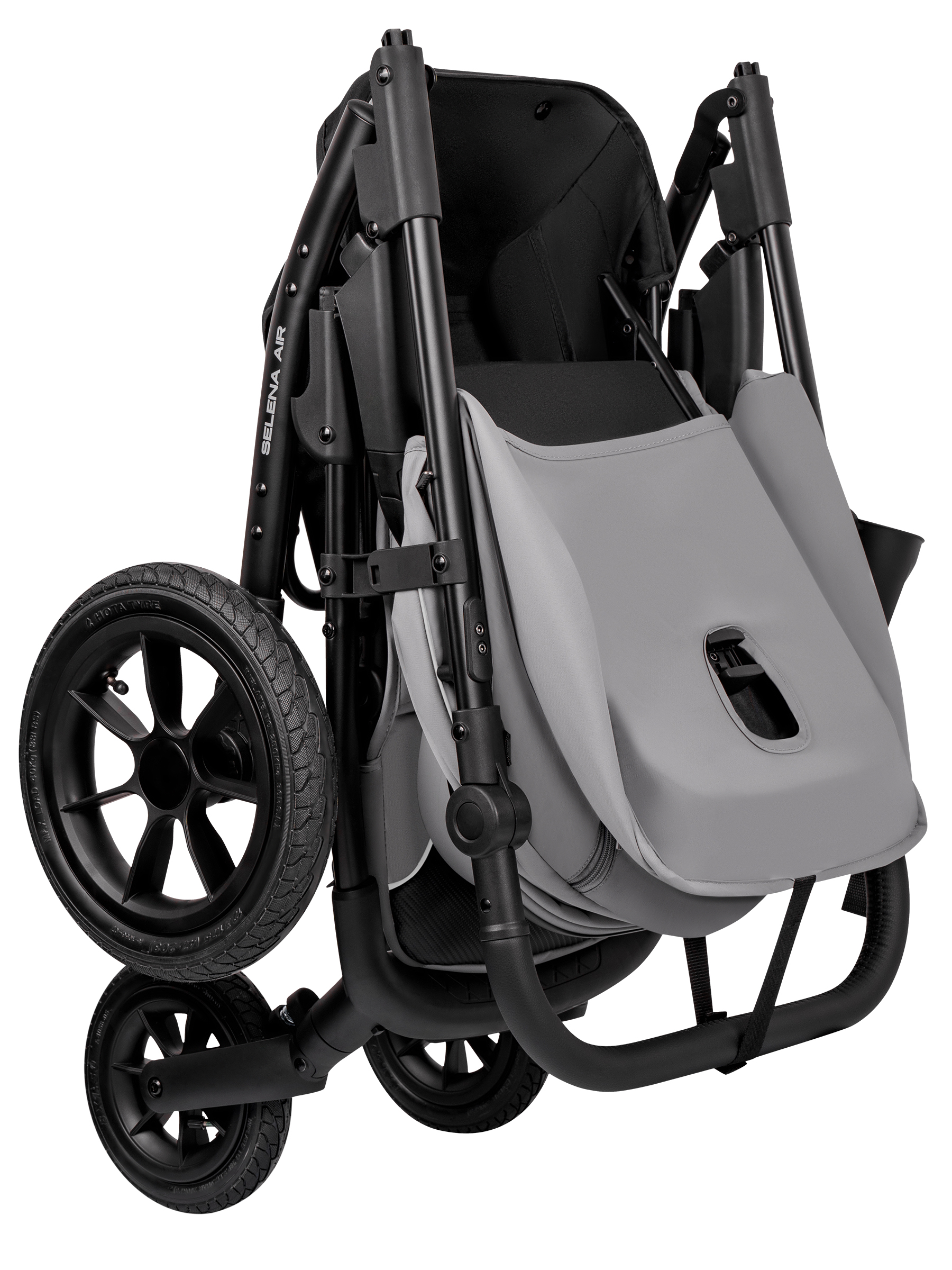 Коляска прогулочная JOVOLA Selena Air new светло-серый - фото 14