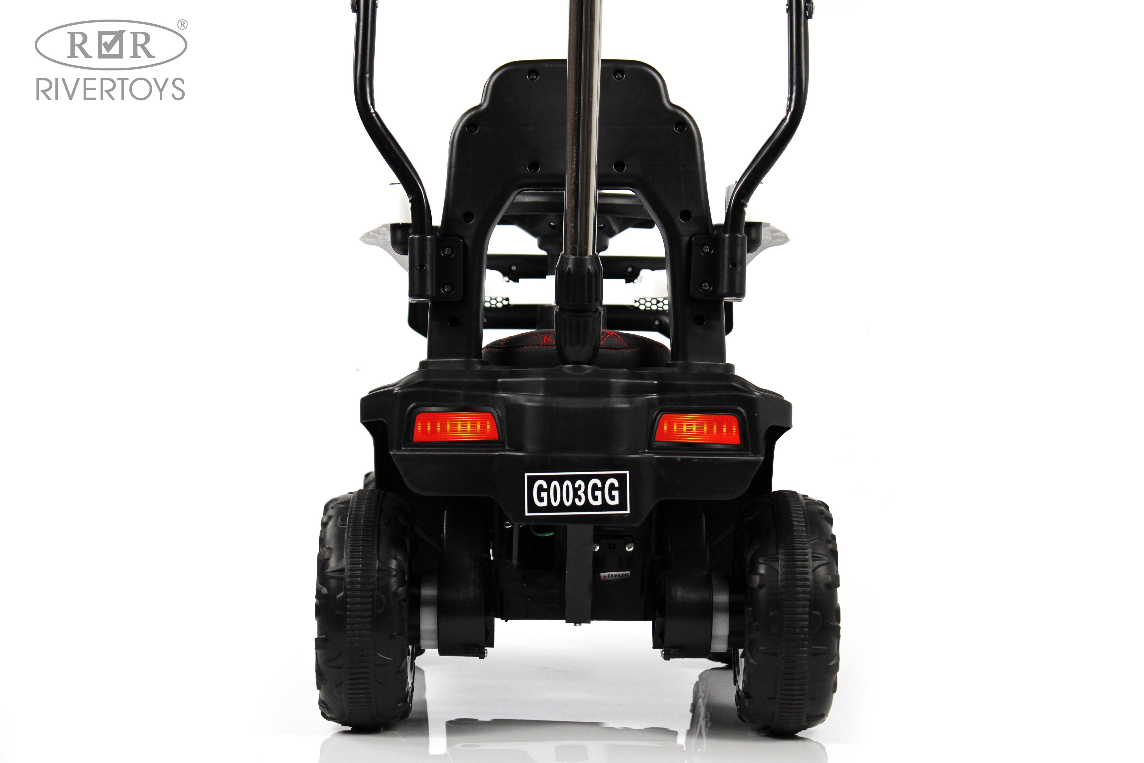 Электромобиль RIVERTOYS G003GG-WHITE С пультом ДУ - фото 11