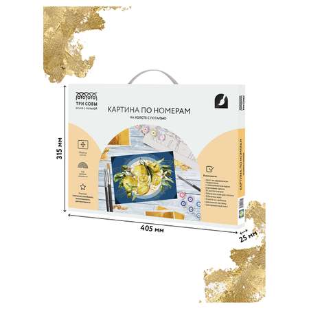 Картина по номерам ТРИ СОВЫ Лимоны